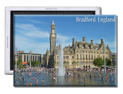 Bradford Water Fountain England UK - Souvenir Fridge Magnet