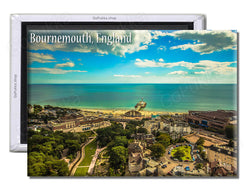 Bournemouth Sea View England UK - Souvenir Fridge Magnet