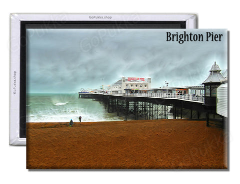 Brighton Pier England UK - Souvenir Fridge Magnet