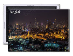 Bangkok Night Sky - Souvenir Fridge Magnet