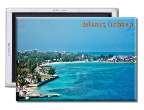 Bahamas Sea Caribbean - Souvenir Fridge Magnet