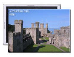 Caernarfom Castle Wales UK - Souvenir Fridge Magnet