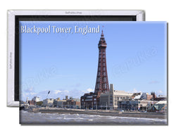 Blackpool Tower England UK - Souvenir Fridge Magnet