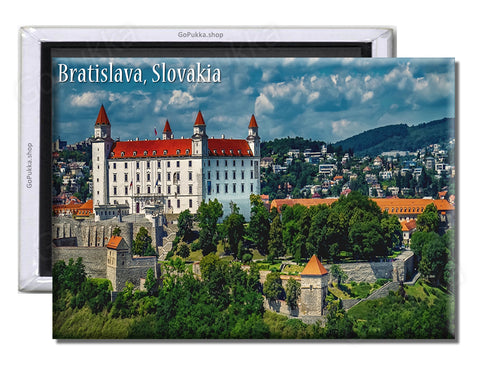 Bratislava Slovakia View - Souvenir Fridge Magnet