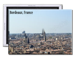 Bordeaux France EU Sky View - Souvenir Fridge Magnet