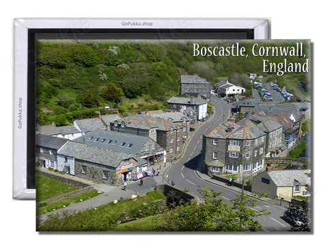 Boscastle Cornwall England UK Sky - Souvenir Fridge Magnet