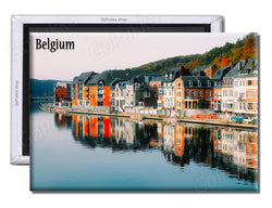 Belgium River View - Souvenir Fridge Magnet