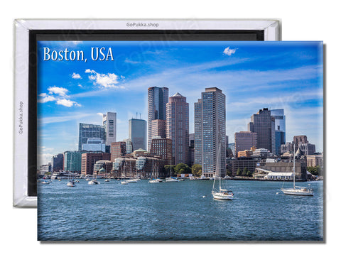 Boston City America USA  - Souvenir Fridge Magnet