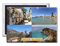 Costa Blanca Spain - Souvenir Fridge Magnet