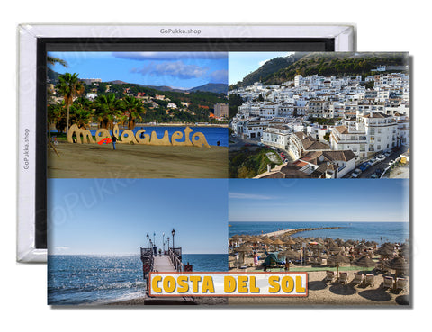 Costa Del Sol Spain - Souvenir Fridge Magnet