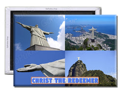 Christ The Redeemer Rio De Janeiro - Souvenir Fridge Magnet