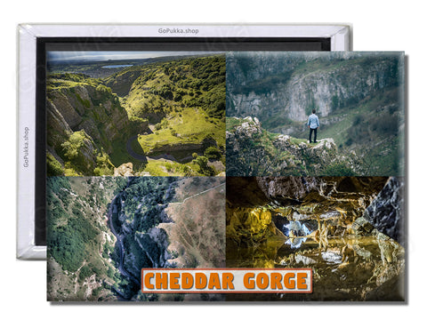 Cheddar Gorge Somerset England UK - Souvenir Fridge Magnet