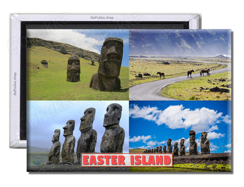 Easter Island - Souvenir Fridge Magnet