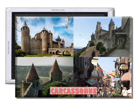 Carcassonne France - Souvenir Fridge Magnet