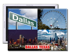 Dallas Texas USA - Souvenir Fridge Magnet