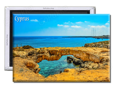 Cyprus Sea View - Souvenir Fridge Magnet