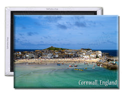 Cornwall England UK Sea View - Souvenir Fridge Magnet