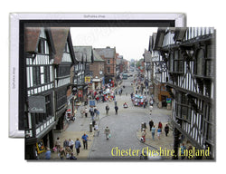 Chester Cheshire England UK Street - Souvenir Fridge Magnet