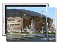 Cardiff Wales UK - Souvenir Fridge Magnet