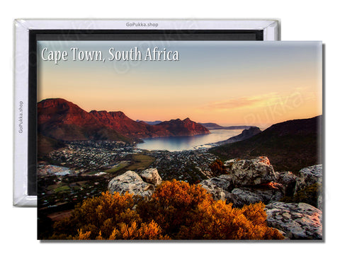 Cape Town South Africa Evening - Souvenir Fridge Magnet