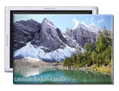 Canadian Rockies Canada Lake - Souvenir Fridge Magnet