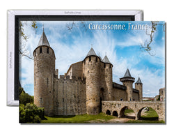 Carcassonne France Castle - Souvenir Fridge Magnet