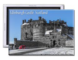 Edinburgh Castle Scotland UK - Souvenir Fridge Magnet