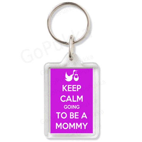 Keep Calm Going To Be A Mommy – Keyring