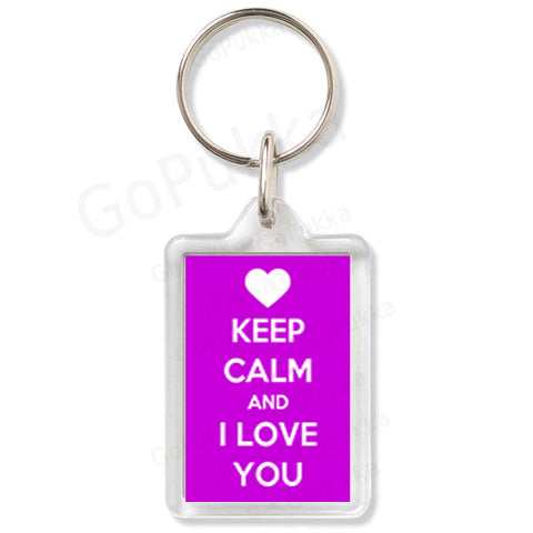 Keep Calm And I Love You – Keyring