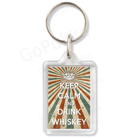 Keep Calm And Drink Whiskey – Keyring