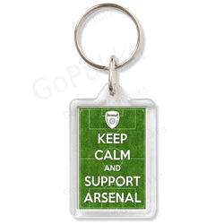 Keep Calm And Support Arsenal  – Keyring