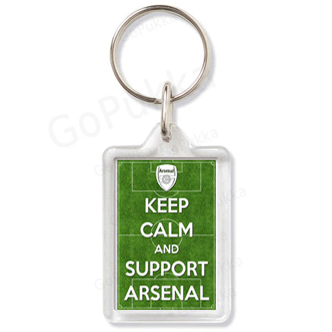 Keep Calm And Support Arsenal  – Keyring