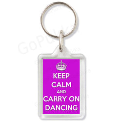 Keep Calm And Carry On Dancing – Keyring