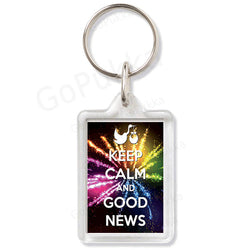 Keep Calm And Good News – Keyring