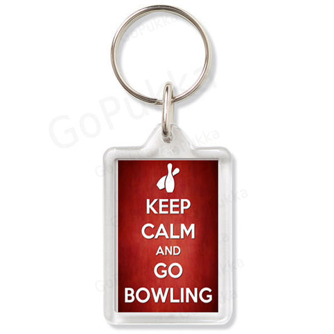 Keep Calm And Go Bowling – Keyring