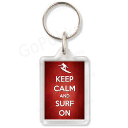 Keep Calm And Surf On – Keyring