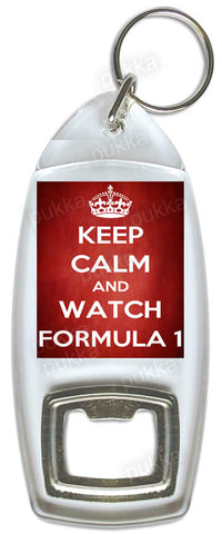 Keep Calm And Watch Formula 1 – Bottle Opener Keyring