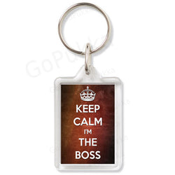 Keep Calm I'm The Boss – Keyring