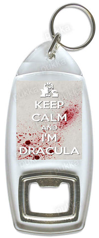 Keep Calm And I'm Dracula – Bottle Opener Keyring