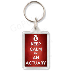 Keep Calm I'm A Actuary – Keyring