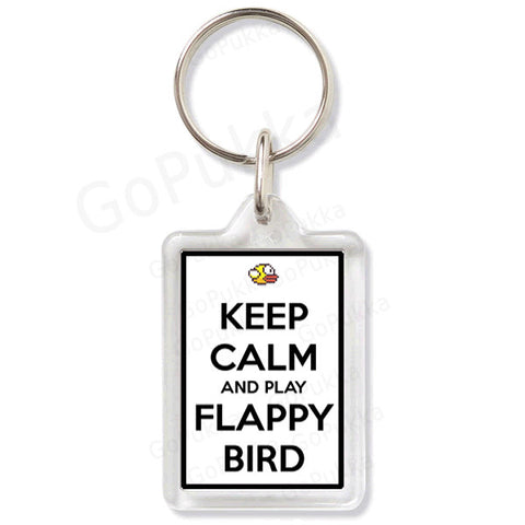 Keep Calm And Play Flappy Bird – Keyring