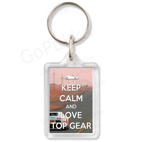 Keep Calm And Love Top Gear – Keyring