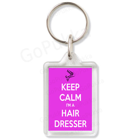 Keep Calm I'm A Hairdresser – Keyring