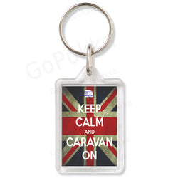 Keep Calm And Caravan On – Keyring