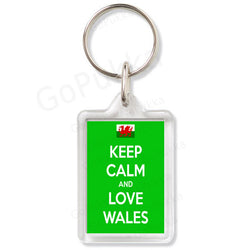 Keep Calm And Love Wales – Keyring