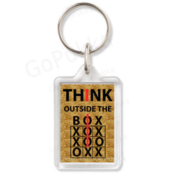 Think Outside The Box – Keyring