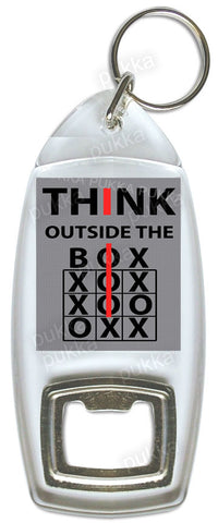 Think Outside The Box – Bottle Opener Keyring