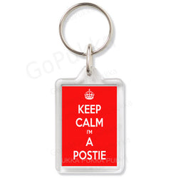 Keep Calm I'm A Postie – Keyring