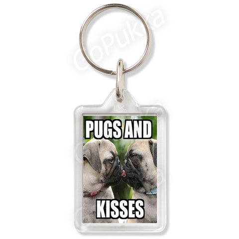 Pugs And Kisses – Keyring