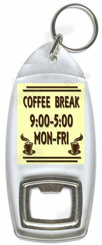 Coffee Break 9 - 5 – Bottle Opener Keyring